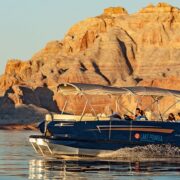 pontoon boat lake powell